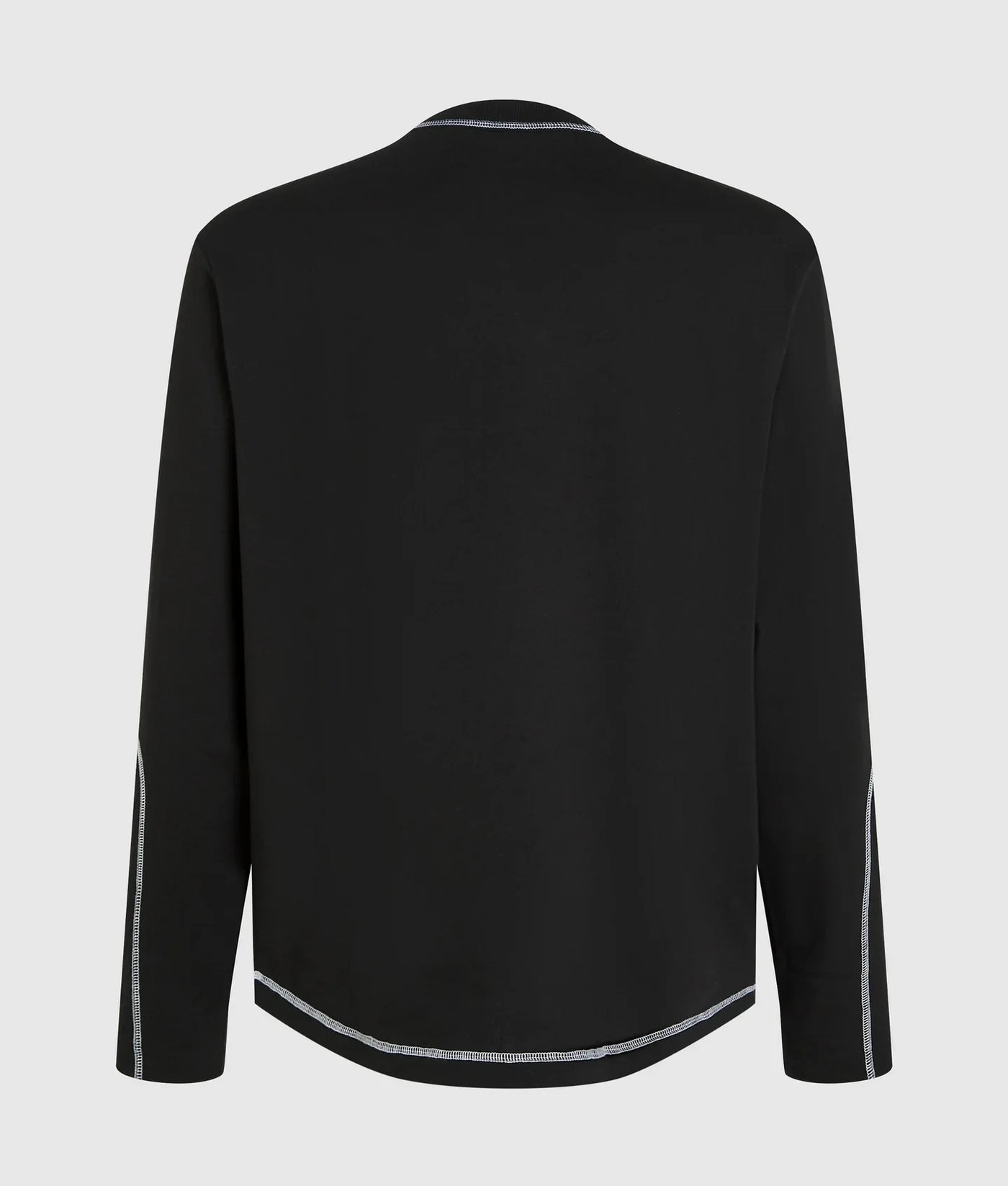 KARL CONTRAST STITCH LONG-SLEEVED T-SHIRT