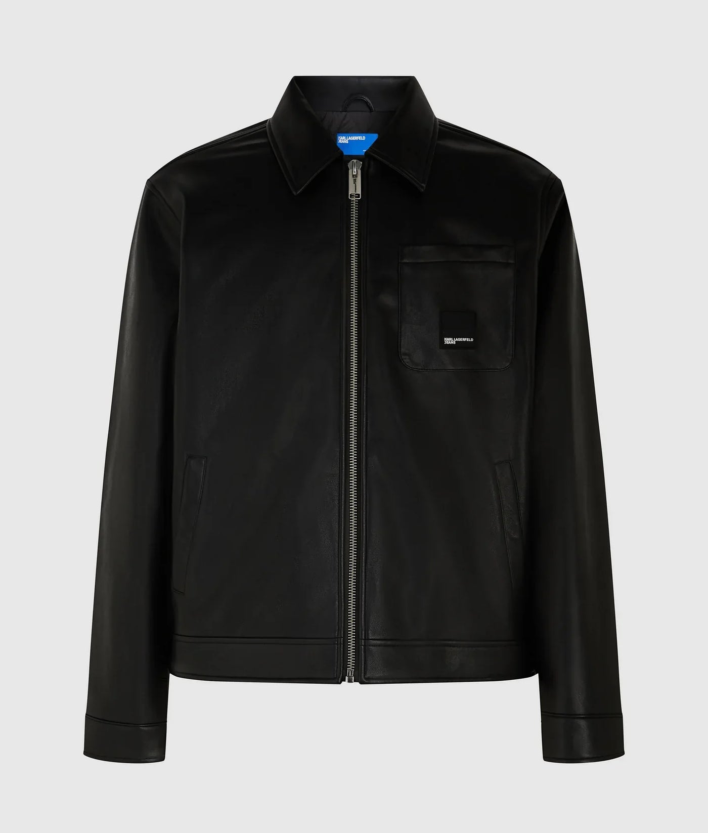 KARL FAUX-LEATHER JACKET