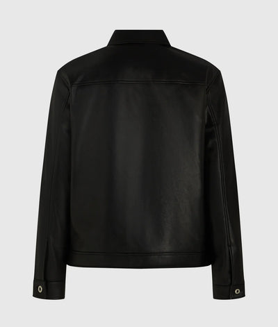 KARL FAUX-LEATHER JACKET