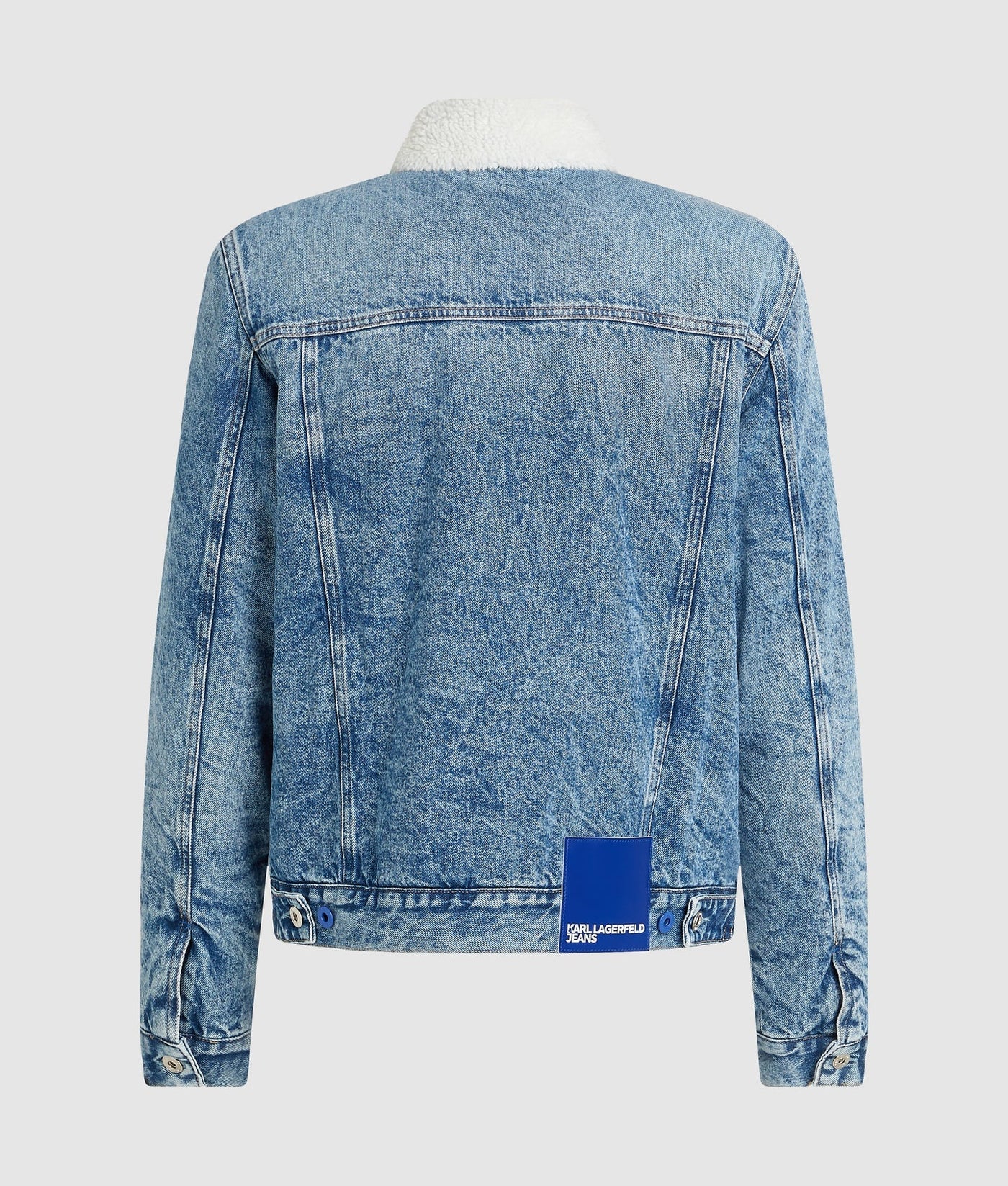 KARL SHEARLING DENIM JACKET