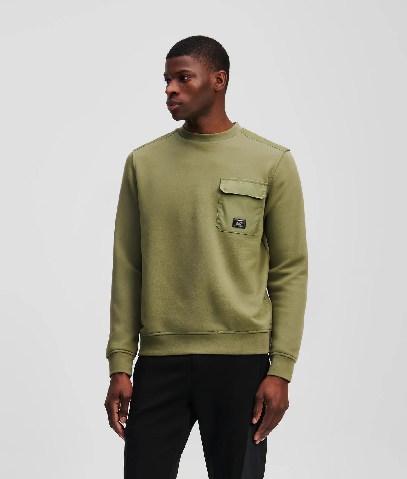 KARL CHEST POCKET SWEATSHIRT