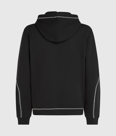 KARL CONTRAST STITCH HOODIE