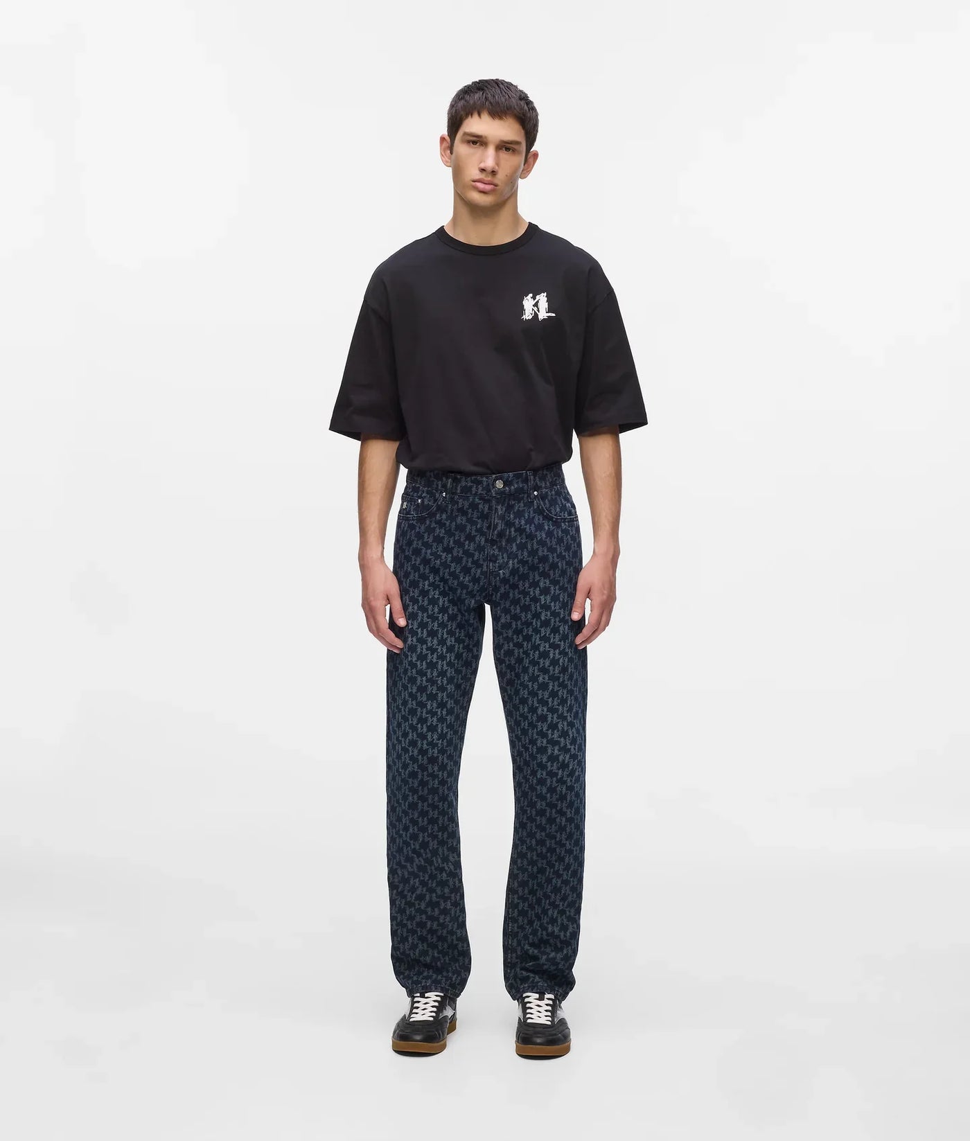 KARL ALL-OVER MONOGRAM JEANS