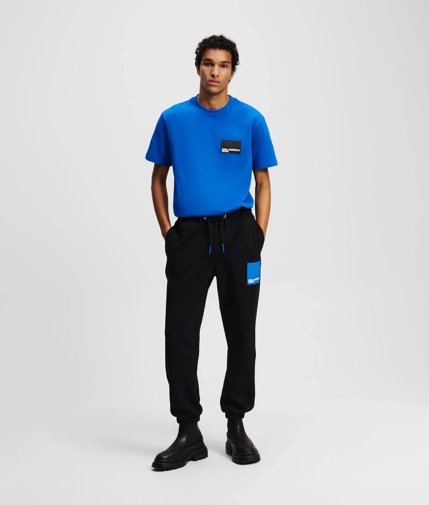 KARL KLJ BOX LOGO SWEATPANTS