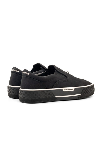 KARL KAMPUS MAX NFT SLIP ON BLACK CANVAS MONO