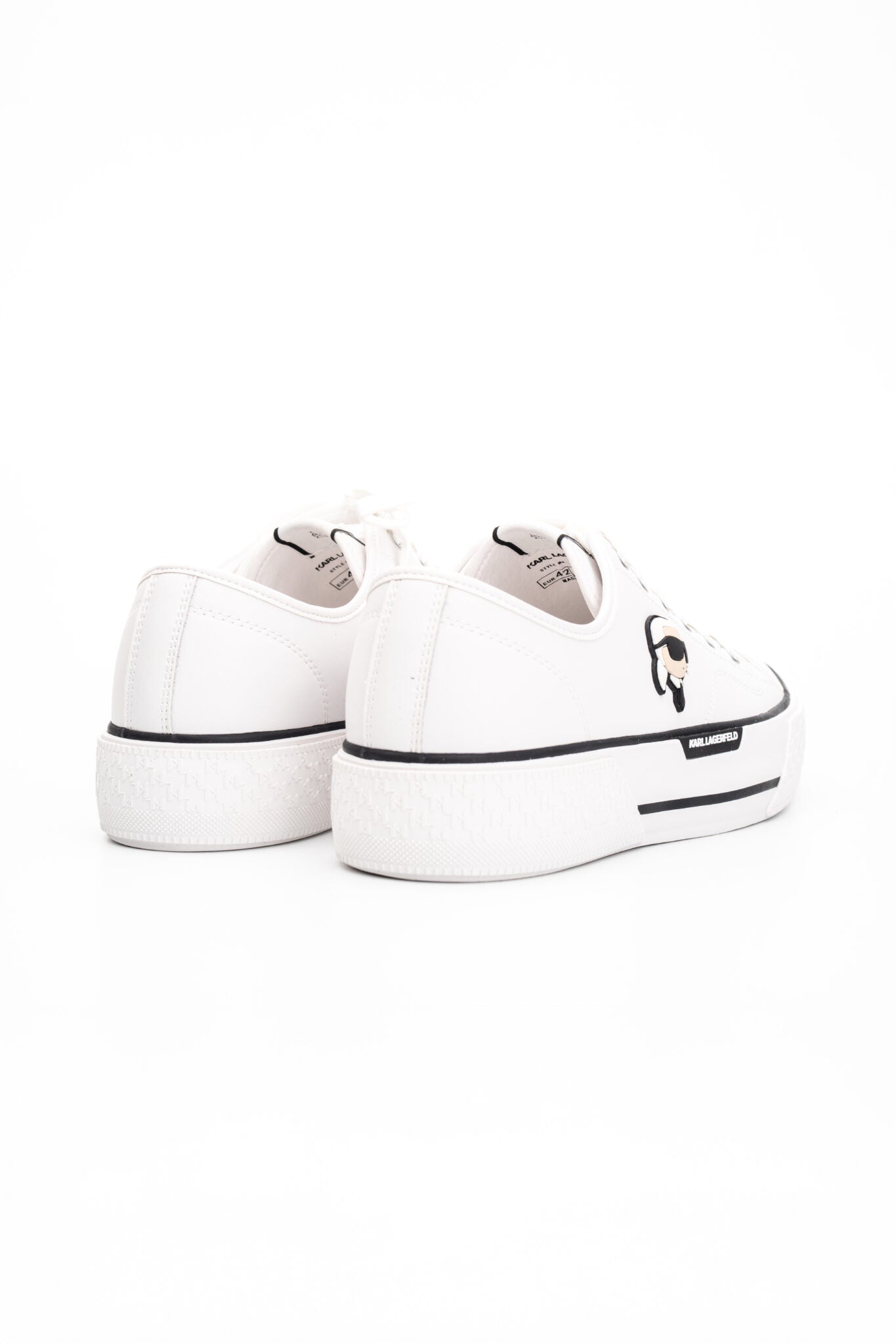 KARL KAMPUS MAXI NFT LO LTHR WHITE LTHR