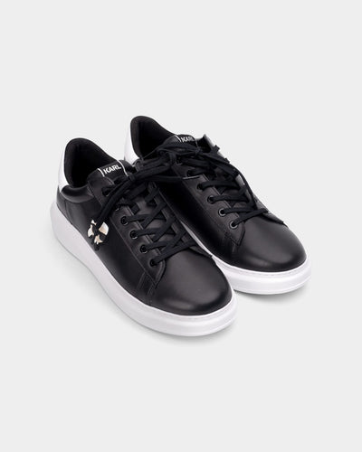 KARL KAPRI NFT LO LACE SNEAKER BLACK LTHR