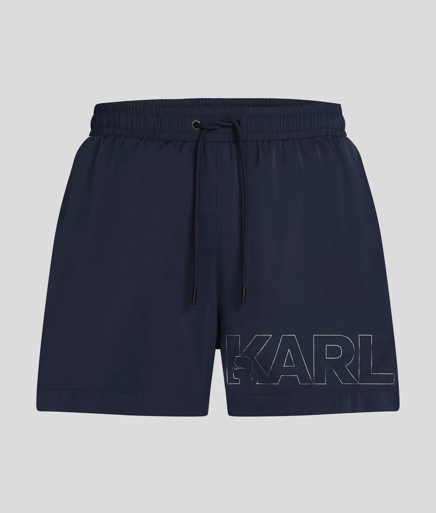 KARL METALLIC LOGO SHORT-LENGTH BOARDSHORTS