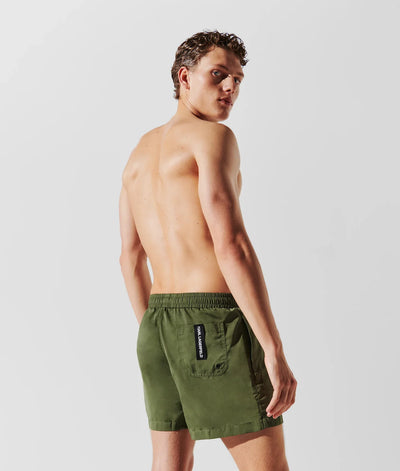 KARL METALLIC LOGO SHORT-LENGTH BOARDSHORTS