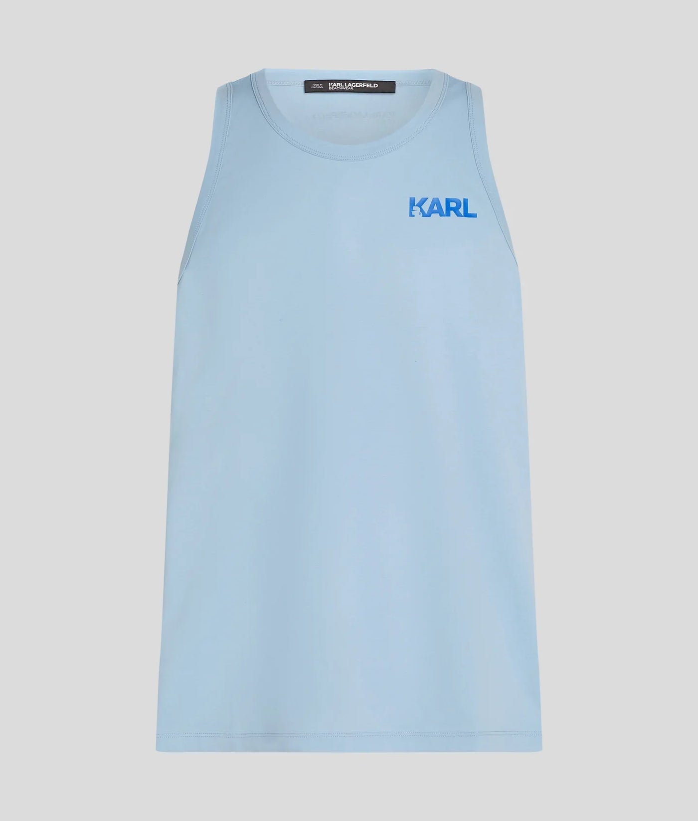 KARL LOGO BEACH TANK TOP
