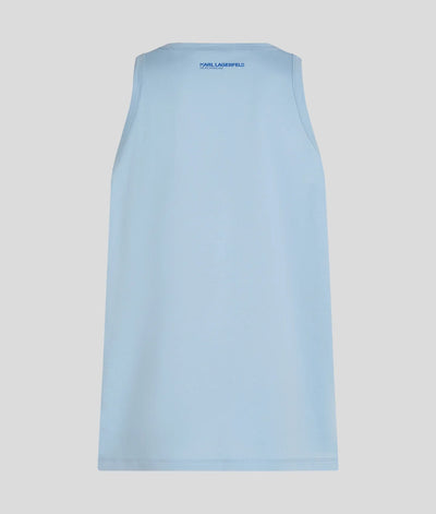KARL LOGO BEACH TANK TOP