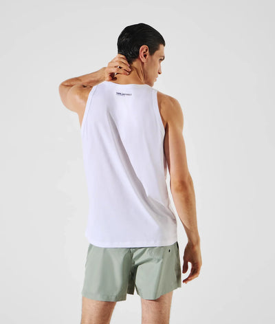 KARL LOGO BEACH TANK TOP