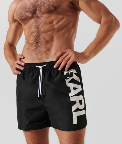 KARL LOGO SHORT BOARDSHORTS