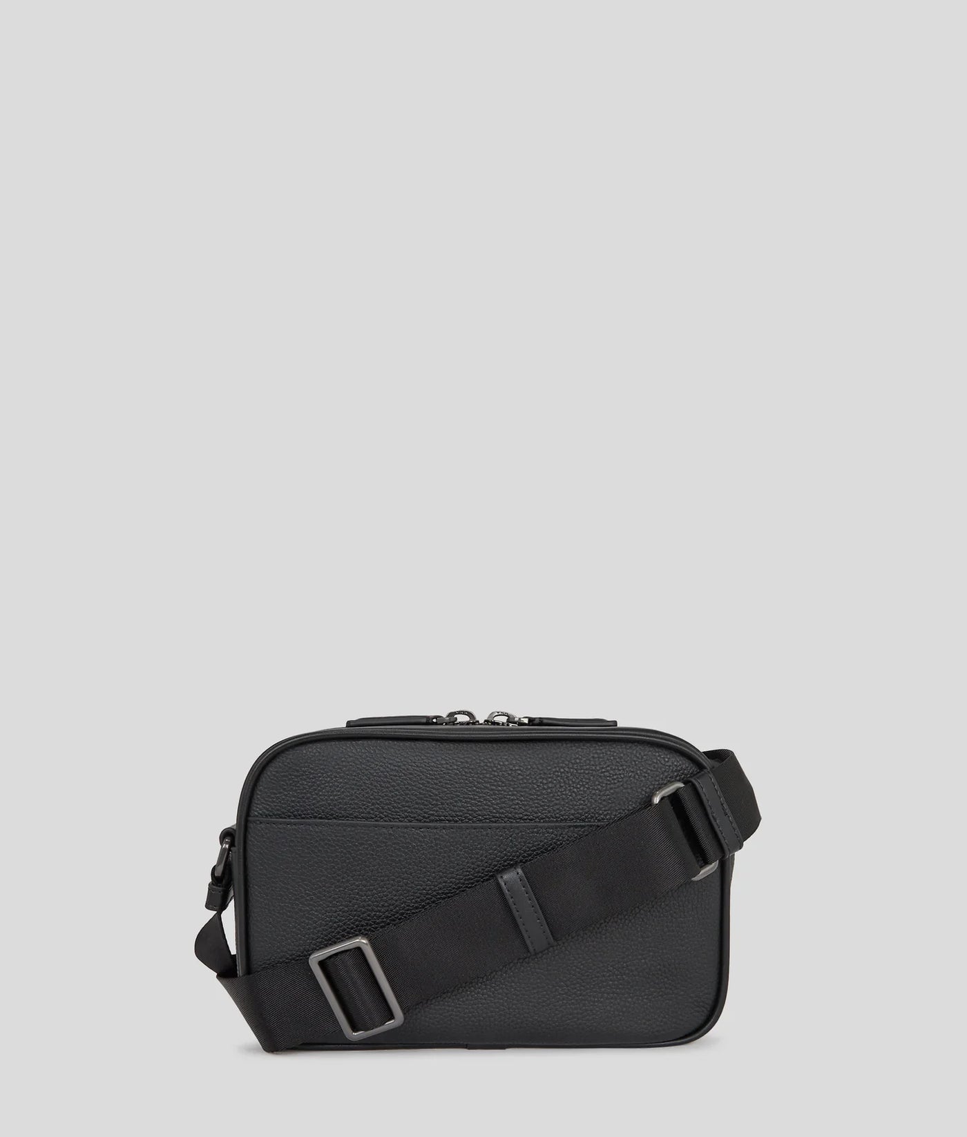 KARL K/ESSENTIAL LEATHER CROSSBODY BAG