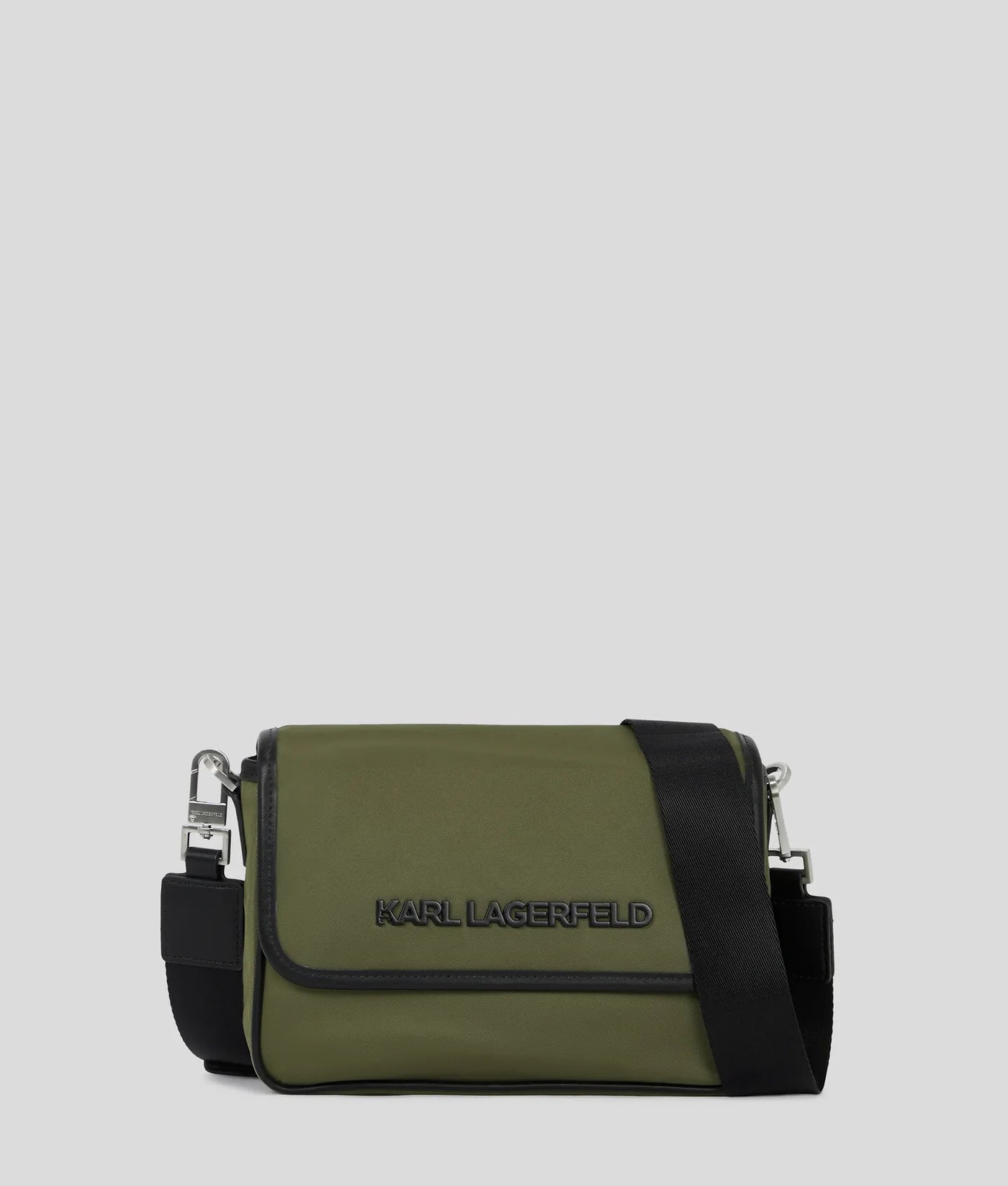 KARL K/ESSENTIAL NYLON CROSSBODY BAG