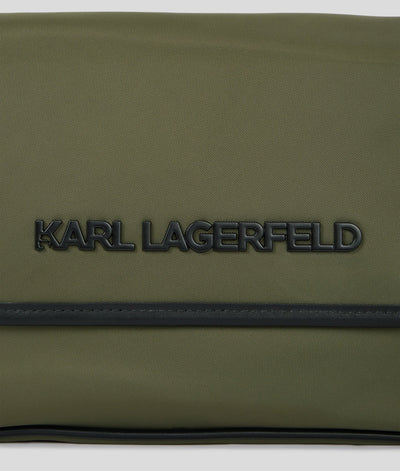 KARL K/ESSENTIAL NYLON CROSSBODY BAG