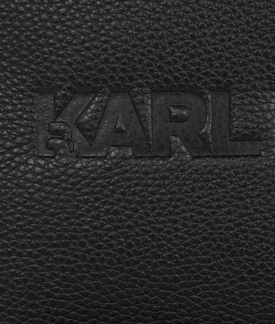 KARL K/ESSENTIAL LEATHER BACKPACK