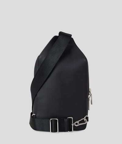 KARL K/LOOM LEATHER SLING BAG