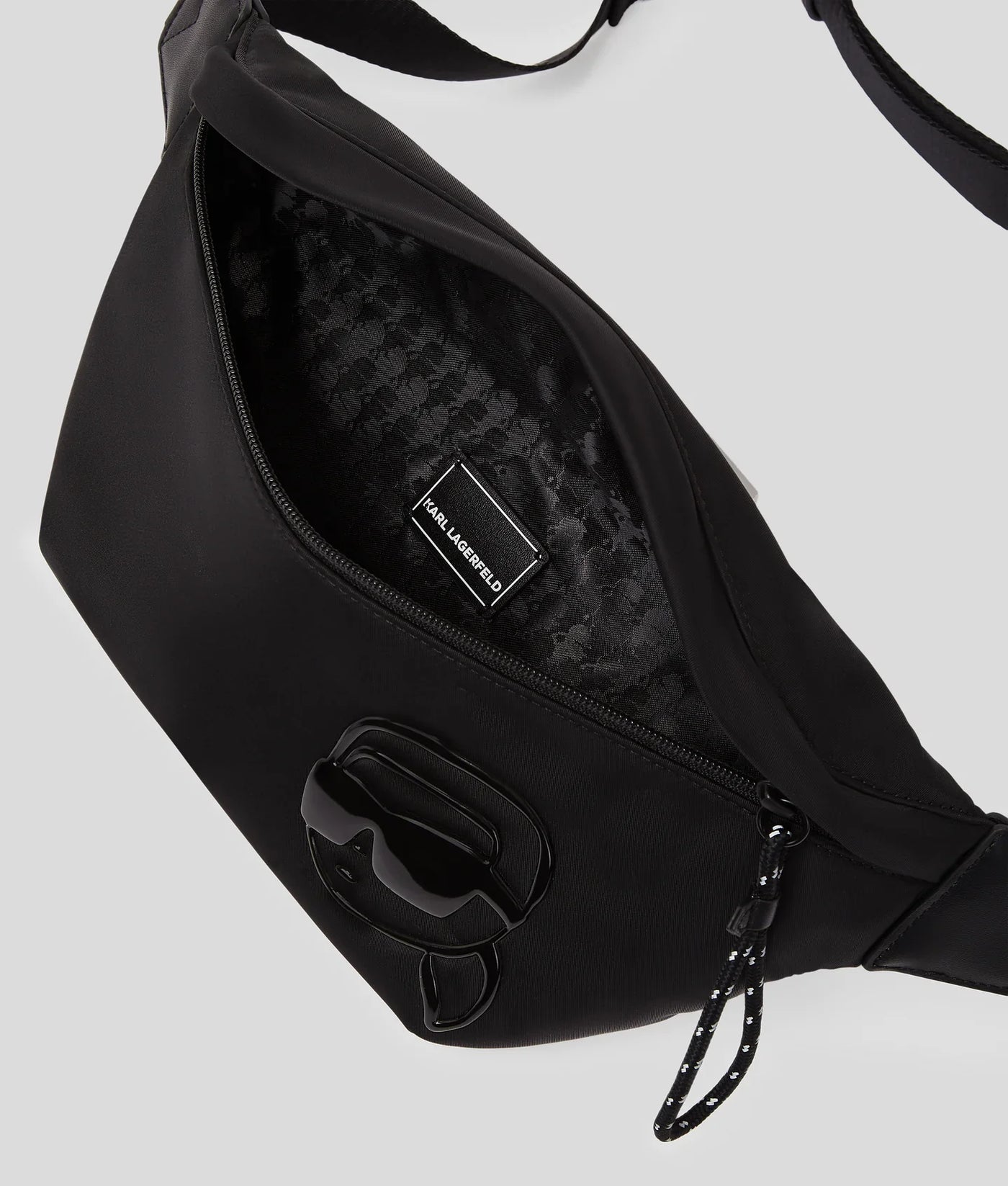 KARL IKON K NYLON BELT BAG