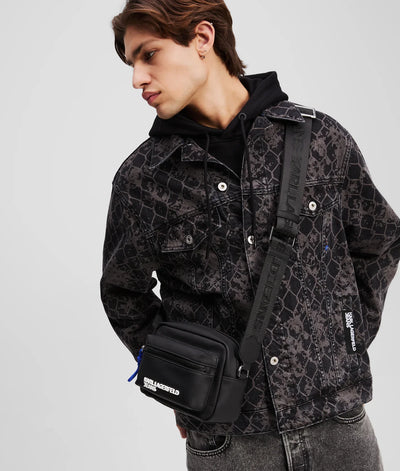 KARL COATED CROSSBODY BAG