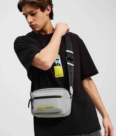 KARL COATED CROSSBODY BAG