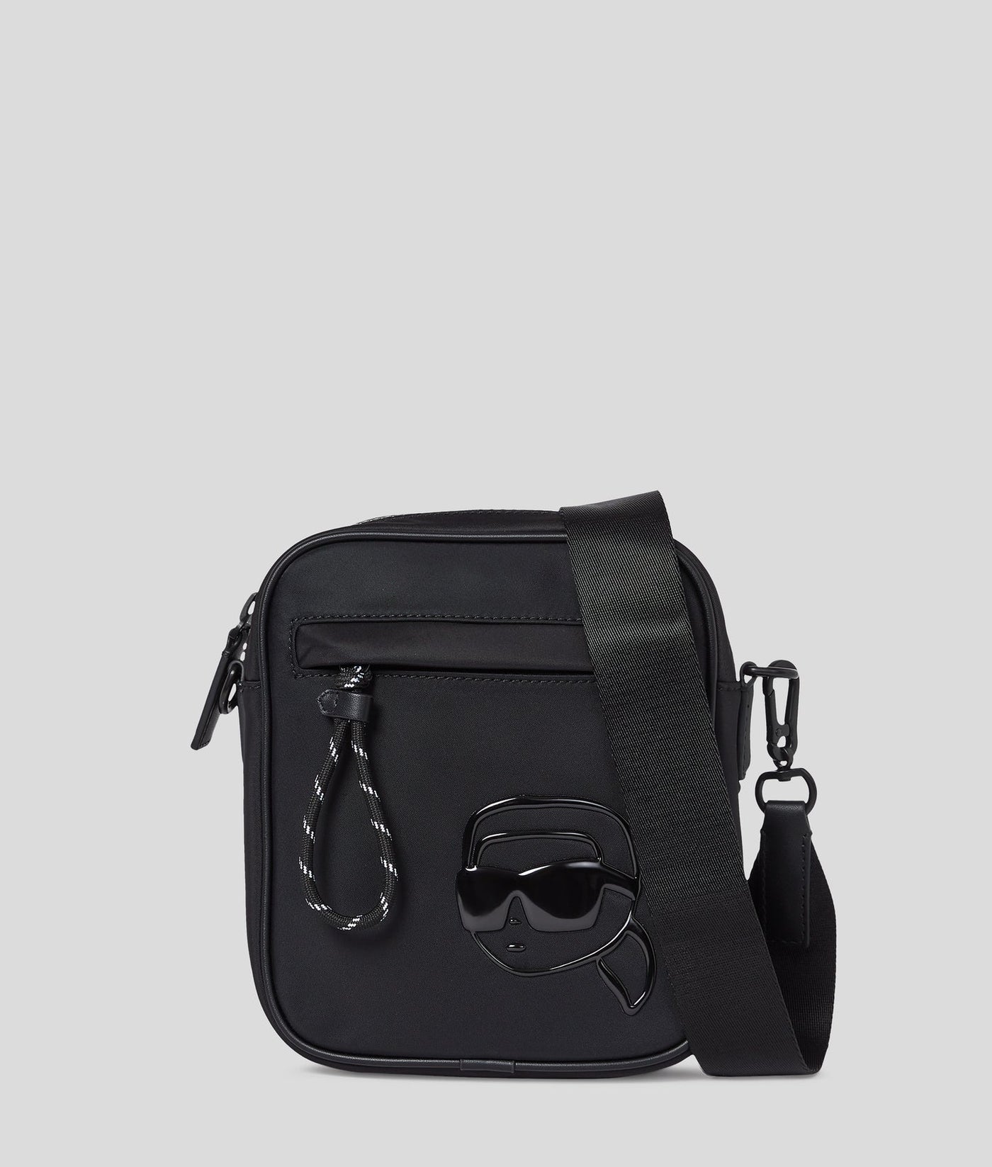 KARL IKON K NYLON CROSSBODY BAG