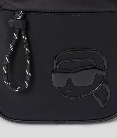 KARL IKON K NYLON CROSSBODY BAG