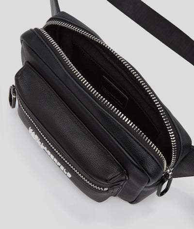 KARL FAUX-LEATHER BELT BAG