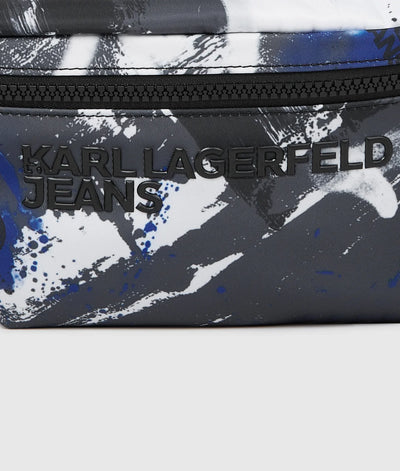 KARL GRAFFITI PRINT BELT BAG