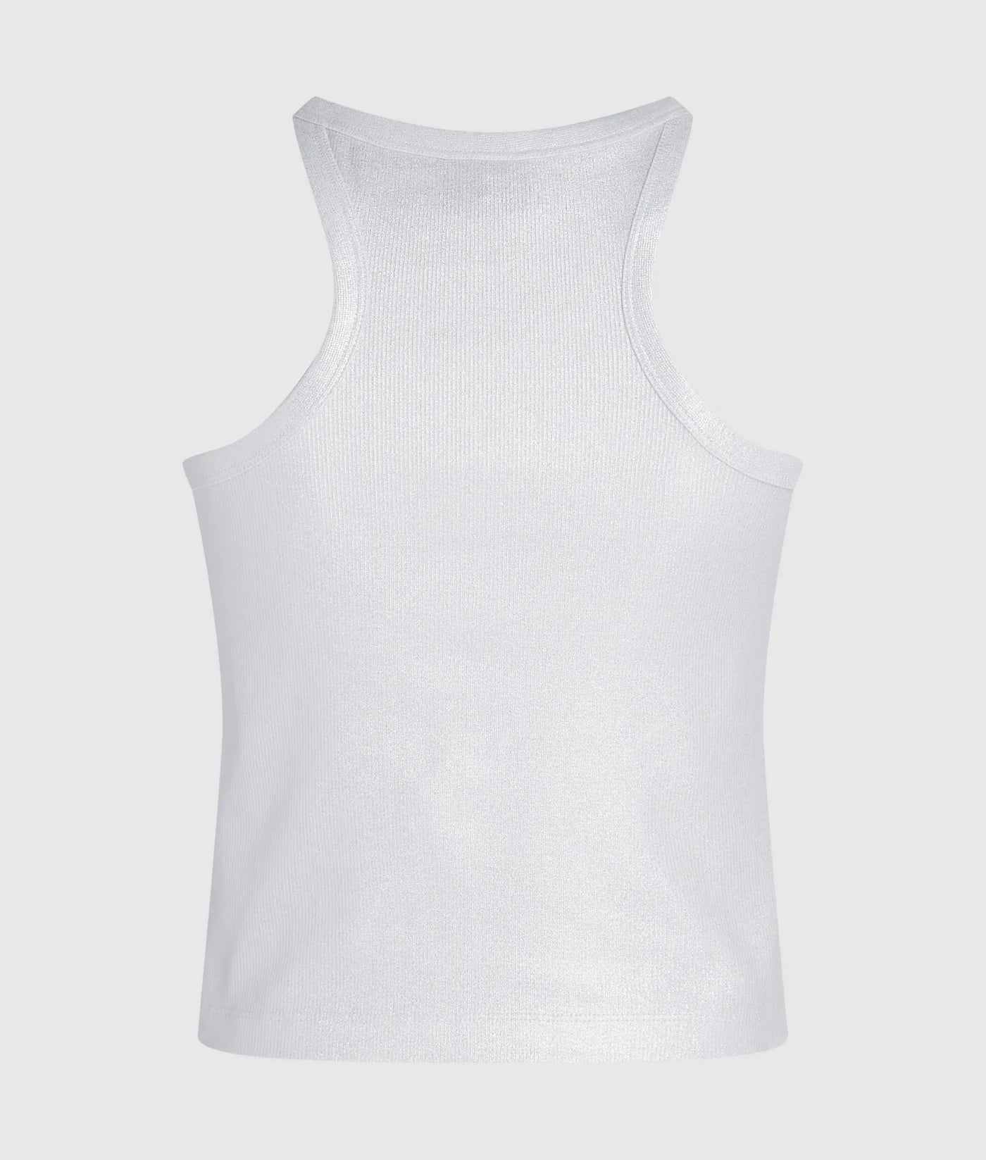KARL COATED RIBBED TANK TOP