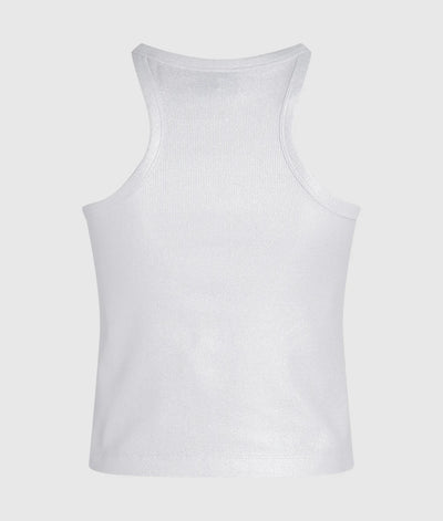 KARL COATED RIBBED TANK TOP