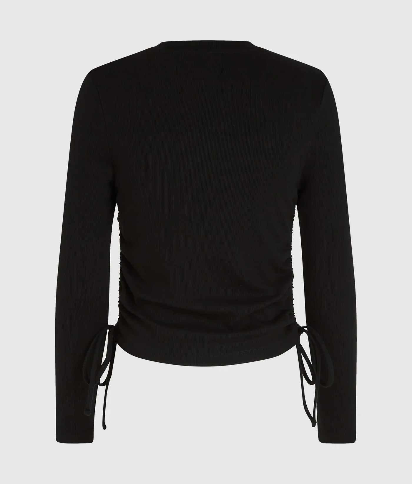 KARL RUCHED RIBBED TOP