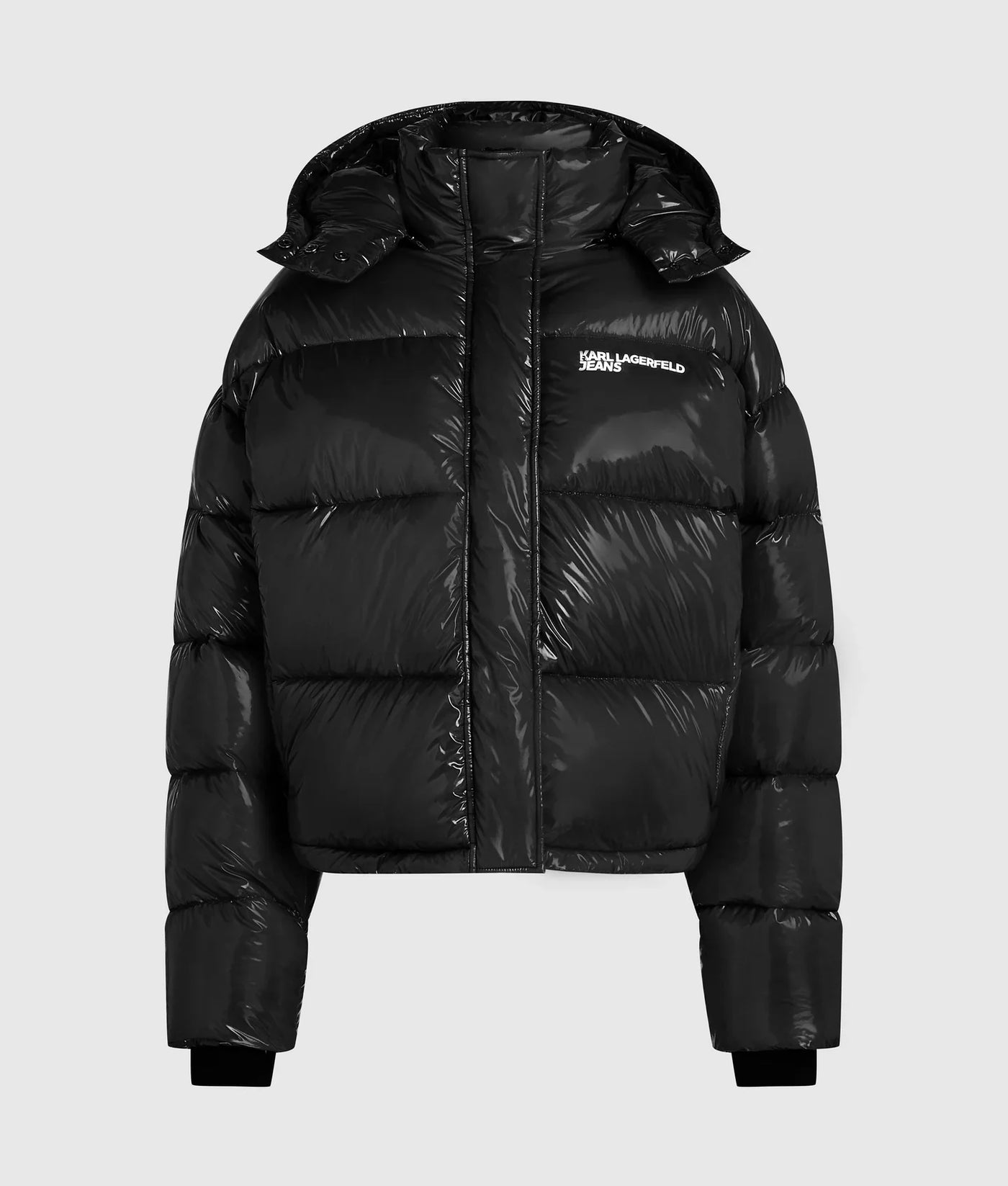 KARL SHINY BOXY PUFFER JACKET