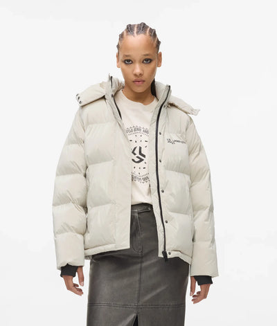 KARL PEARLISED PUFFER JACKET