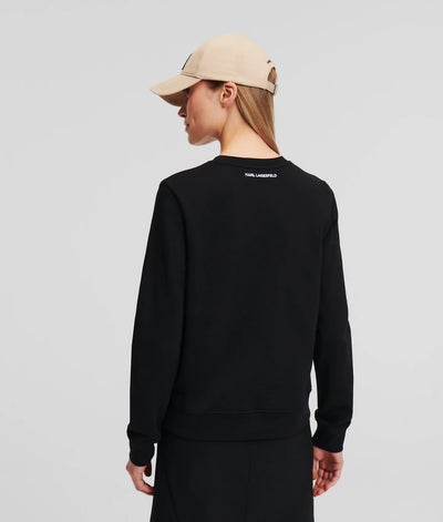 KARL IKON PATCH SWEATSHIRT