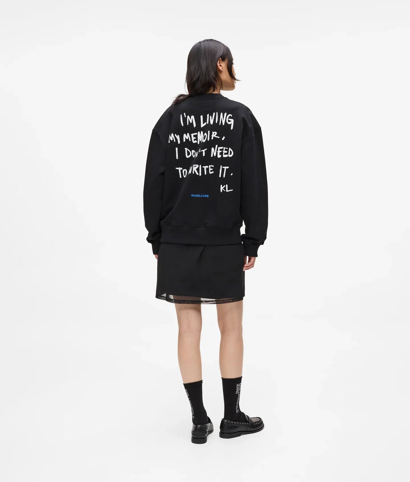 KARL RELAXED KARL QUOTE SWEATSHIRT