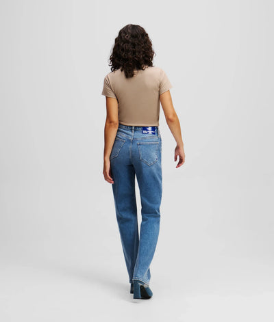 KARL HIGH-RISE STRAIGHT JEANS