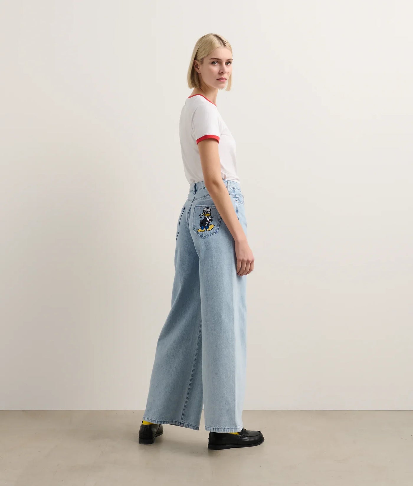 KARL DISNEY X KL WIDE LEG JEANS