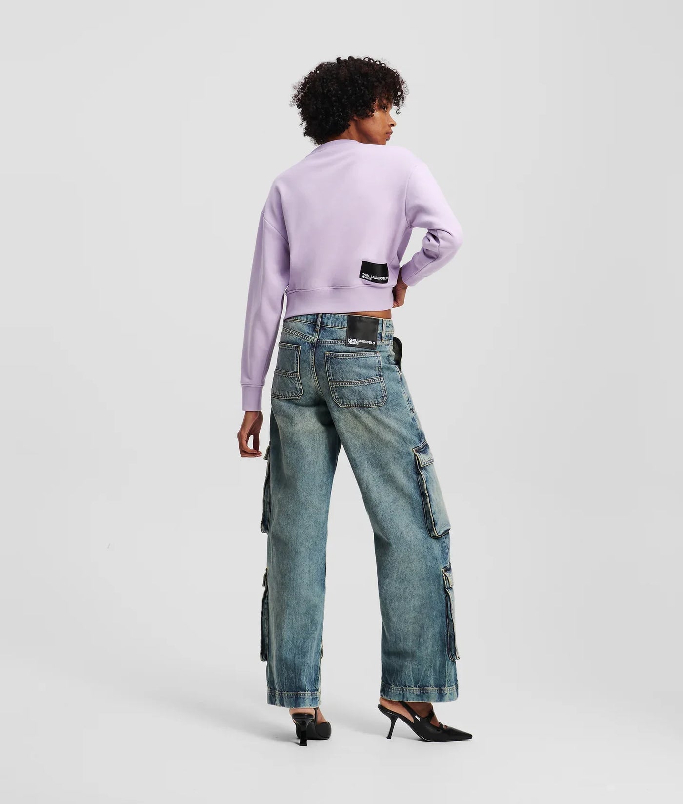 KARL UTILITY MID-RISE RELAXED JEANS