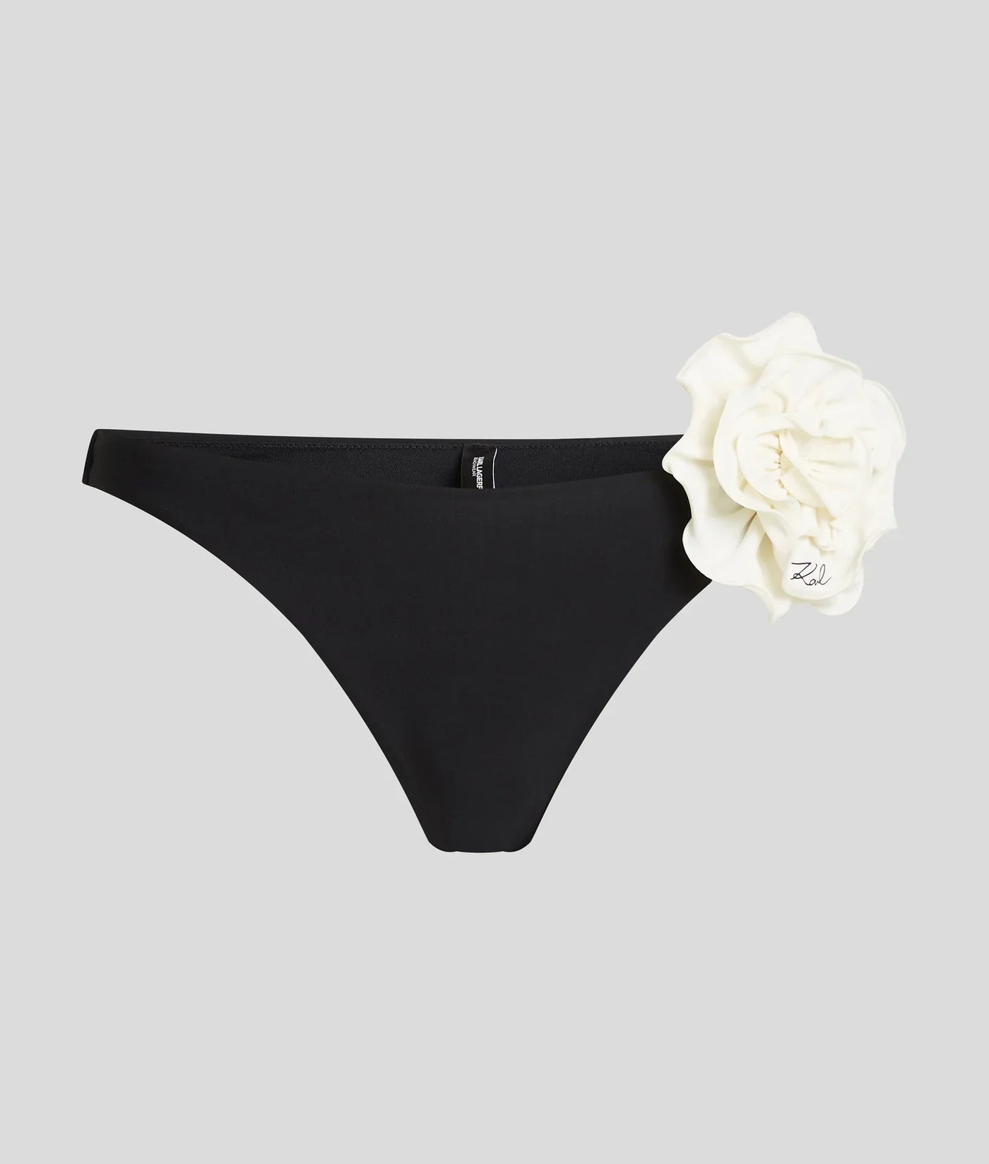 KARL FLOWER HIGH-LEG BIKINI BOTTOMS