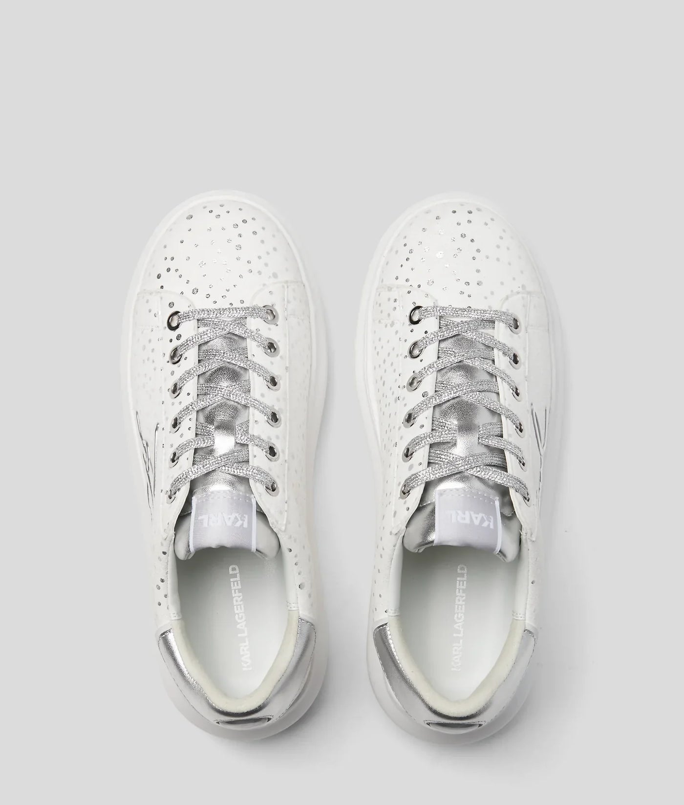 KARL SIGNATURE EXCLUSIVE GLITTER SNEAKERS