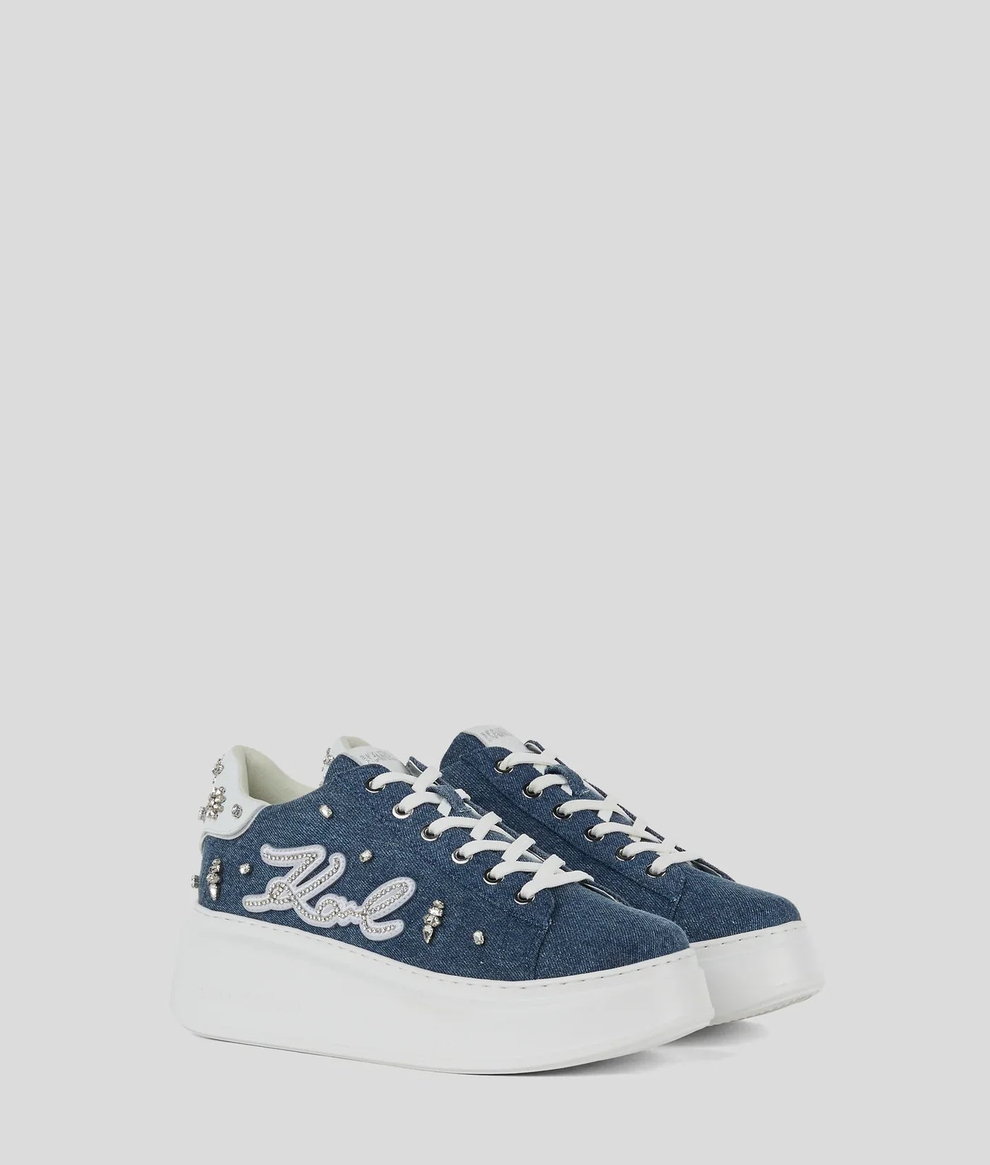 KARL SIGNATURE ANAKAPRI FLORASTONE PATCH SNEAKERS