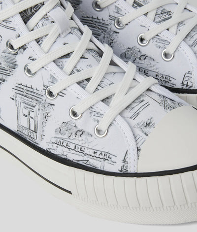 KARL KL X JORGE PARRA HIGH-TOP SNEAKERS