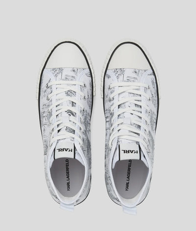 KARL KL X JORGE PARRA HIGH-TOP SNEAKERS
