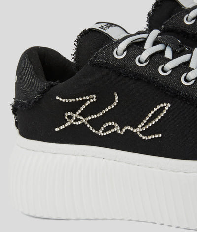 KARL SIGNATURE KREEPER DENIM SNEAKERS